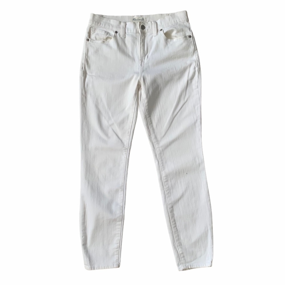 Madewell High Rise Ivory White  Skinny Jeans​ women’s size 28